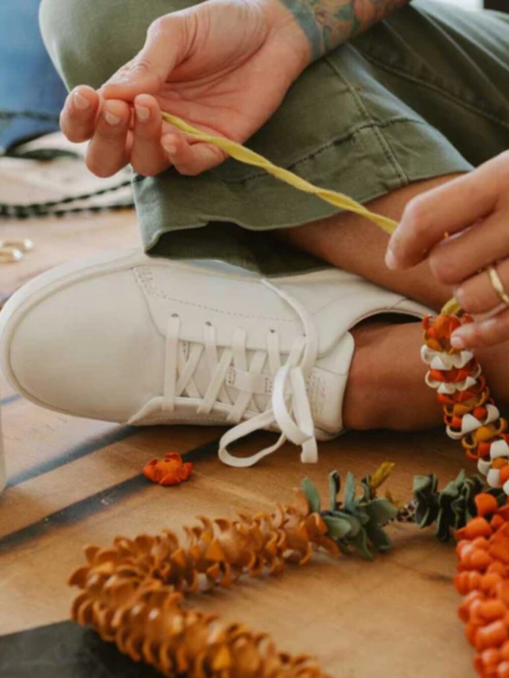OluKai White Women's Sneakers - Picture 3 of 8